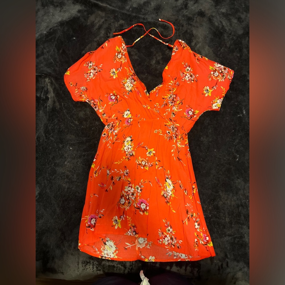 Salmon Obey Small Sundress